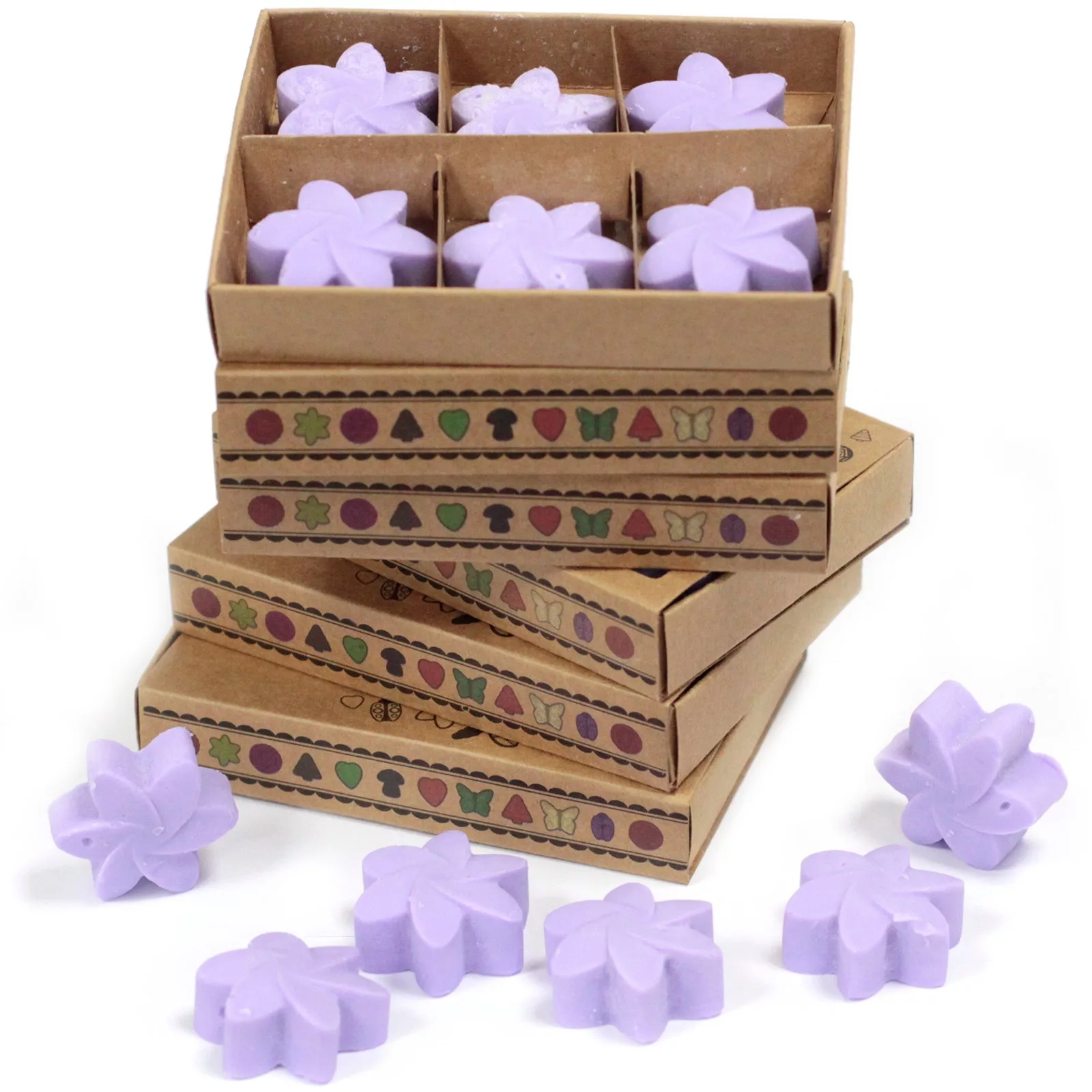 Box of 6  Wax Melts – Lavender Fields
