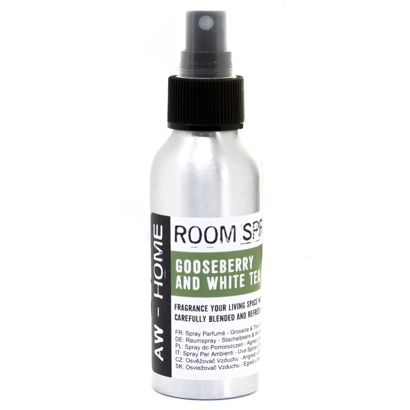 100ml Room Spray – Gooseberry & White Tea