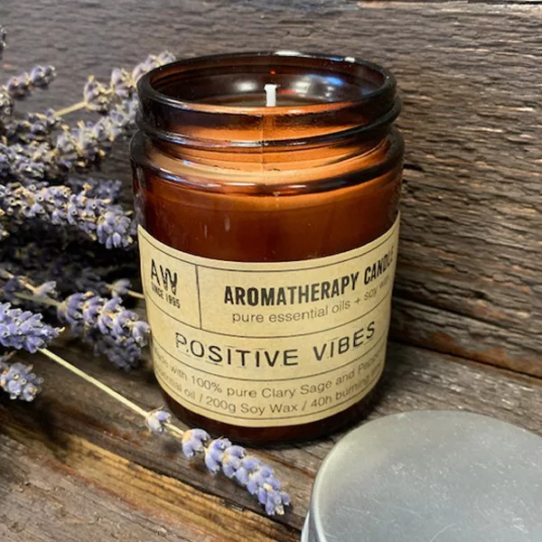 Aromatherapy Candle – Positive Vibes
