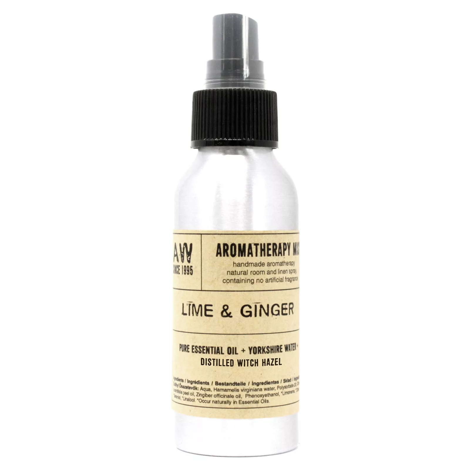 100ml Essential Oil Mist – Lime & Ginger