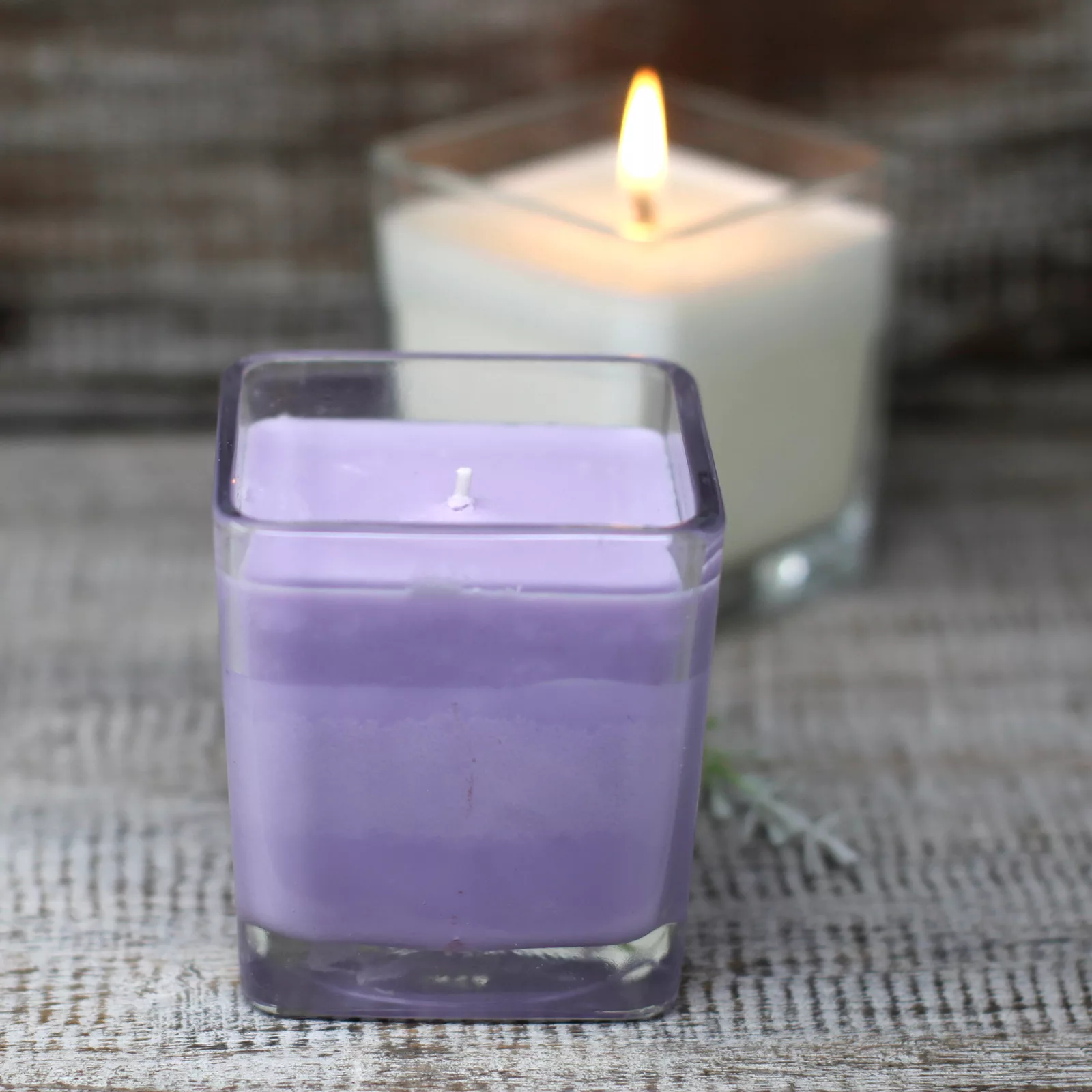 White Label Soy Wax Jar Candle – Lavender & Basil