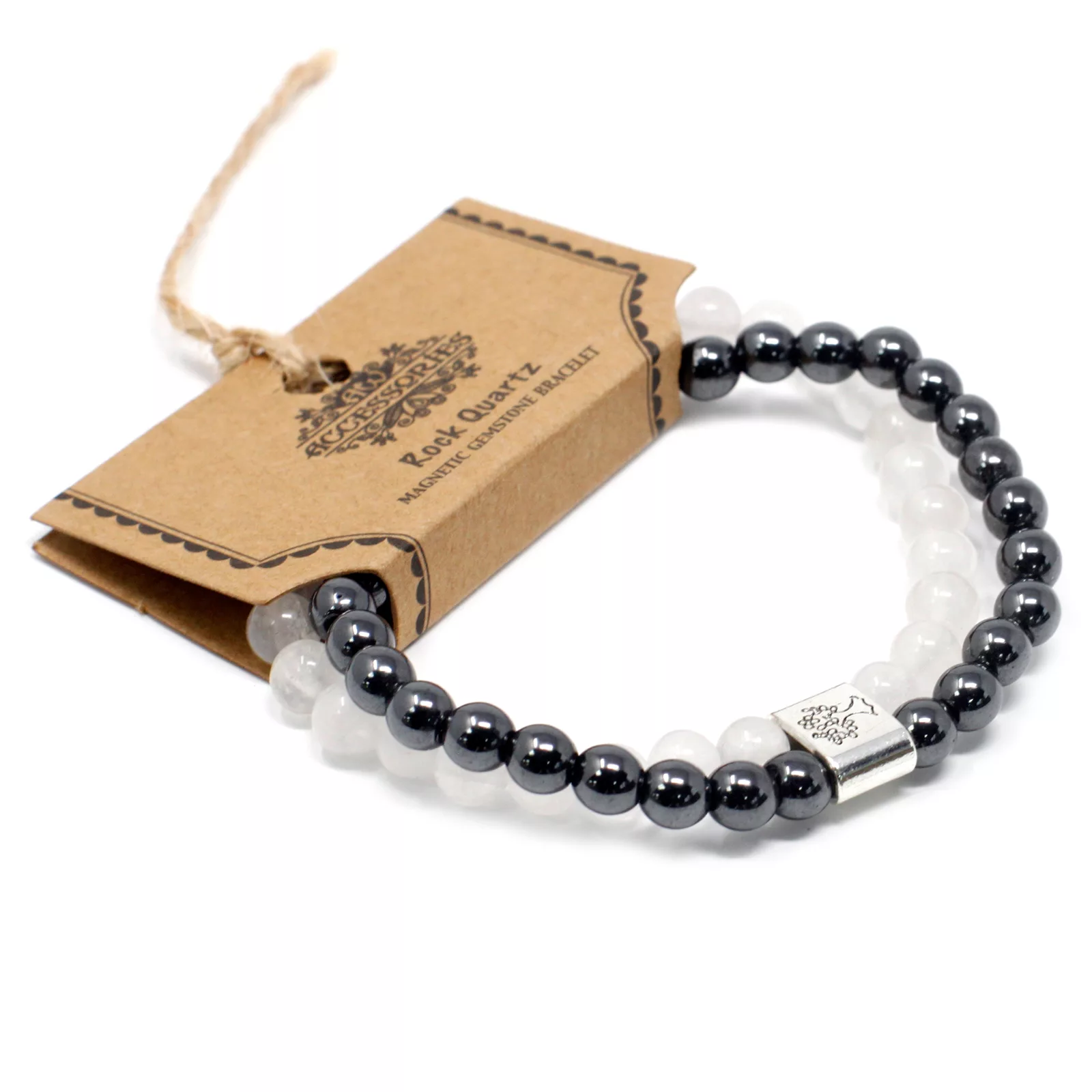 Magnetic Gemstone Bracelet – Rock Quartz