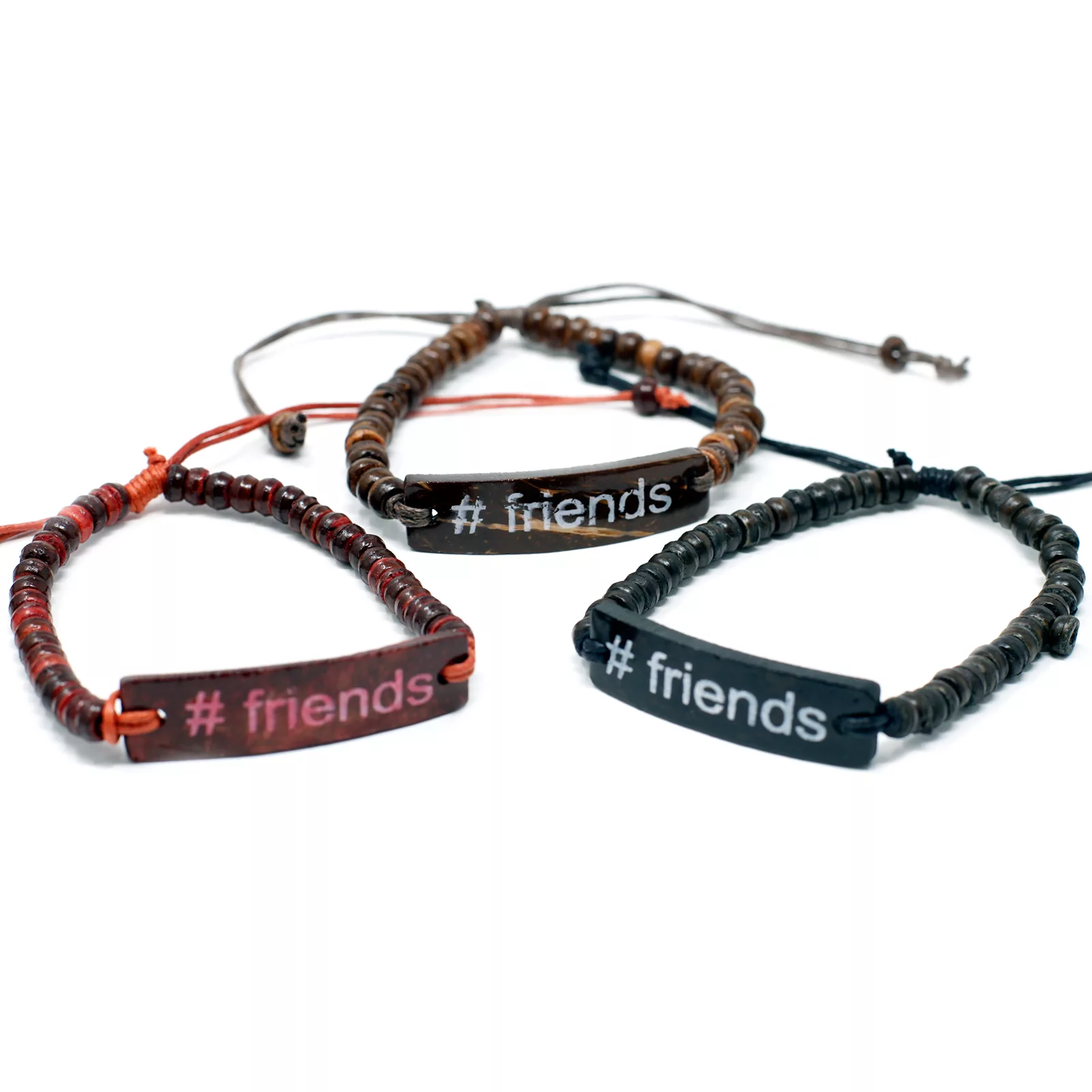 Coco Slogan Bracelets – #Friends