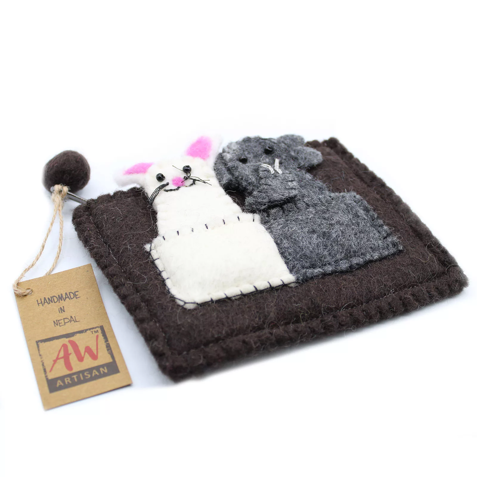 Pouch with Finger Puppets