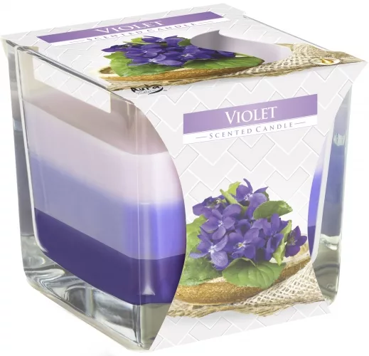 Rainbow Jar Candle – Violet