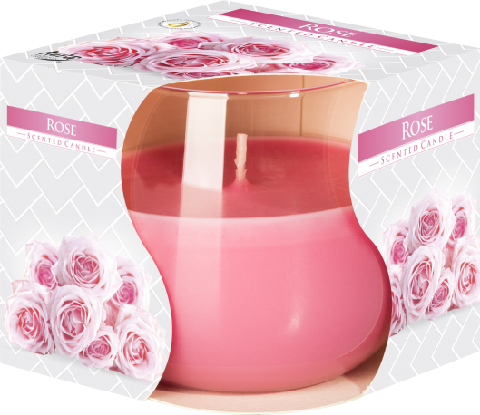 Scented Glass Jar Candle – Rose