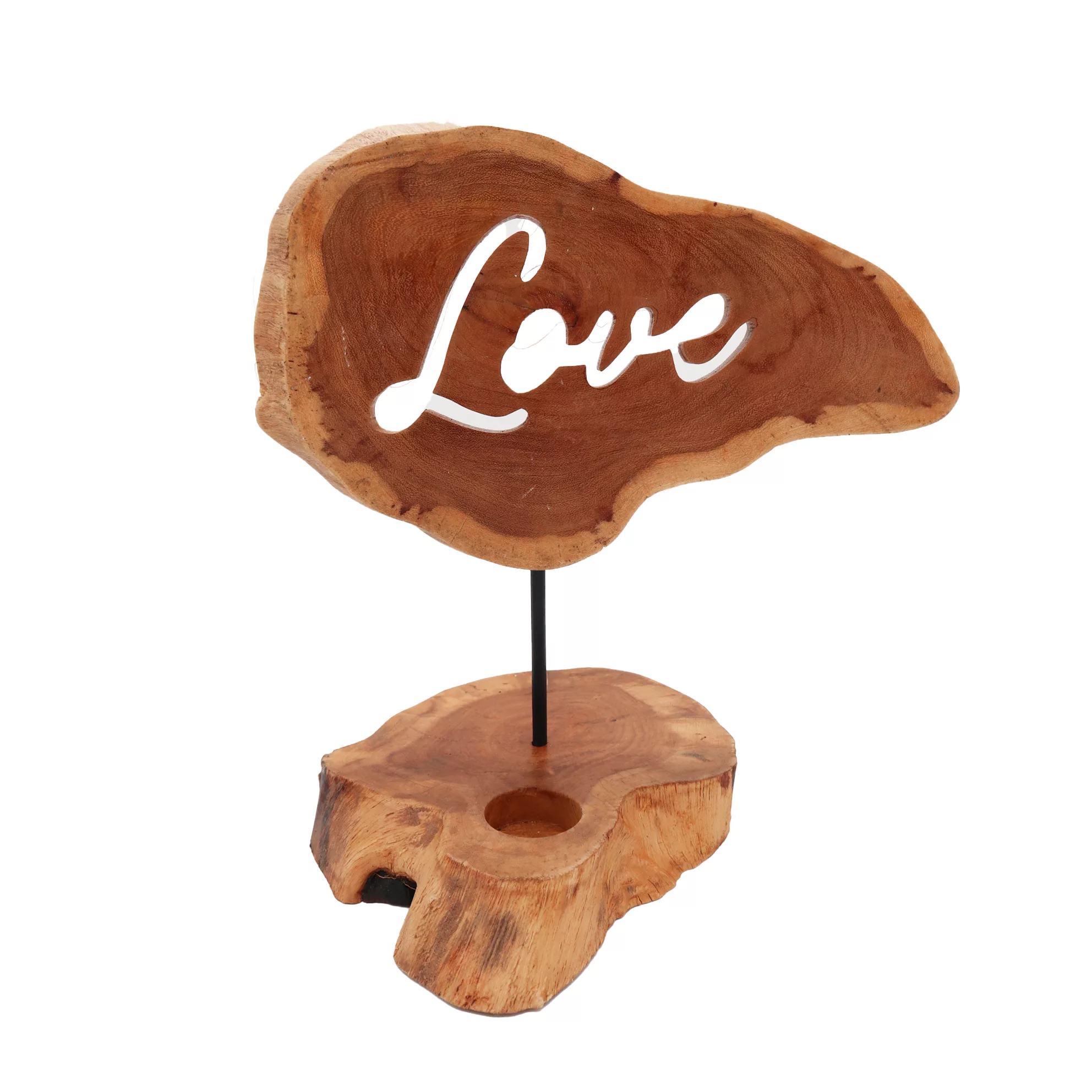 Candle Holder Sign – Love