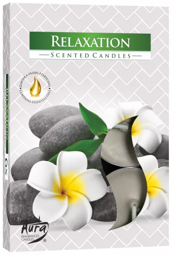 Set of 6 Scented Tealights – Relaxation