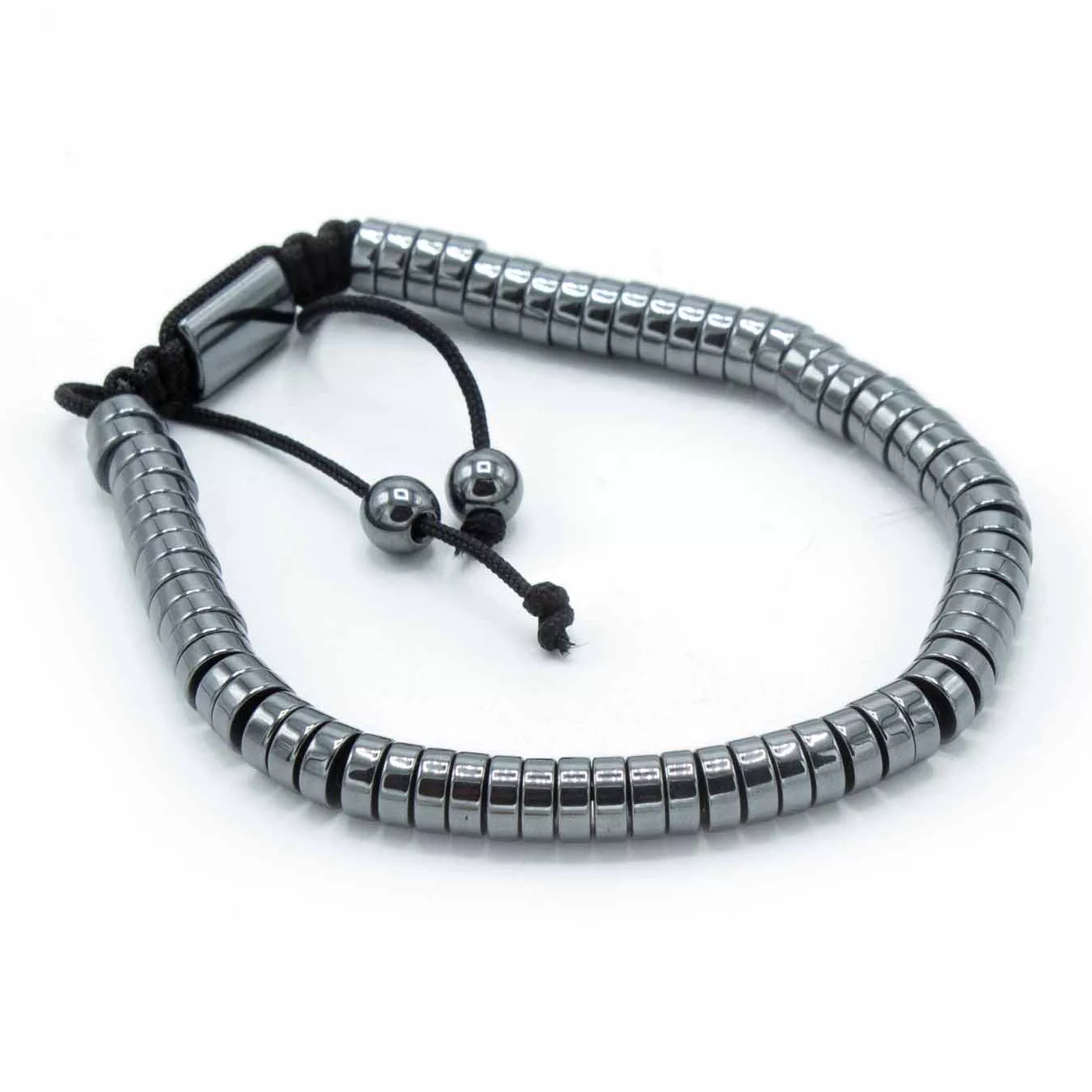 Magnetic Hematite Shamballa Bracelet –  Circles