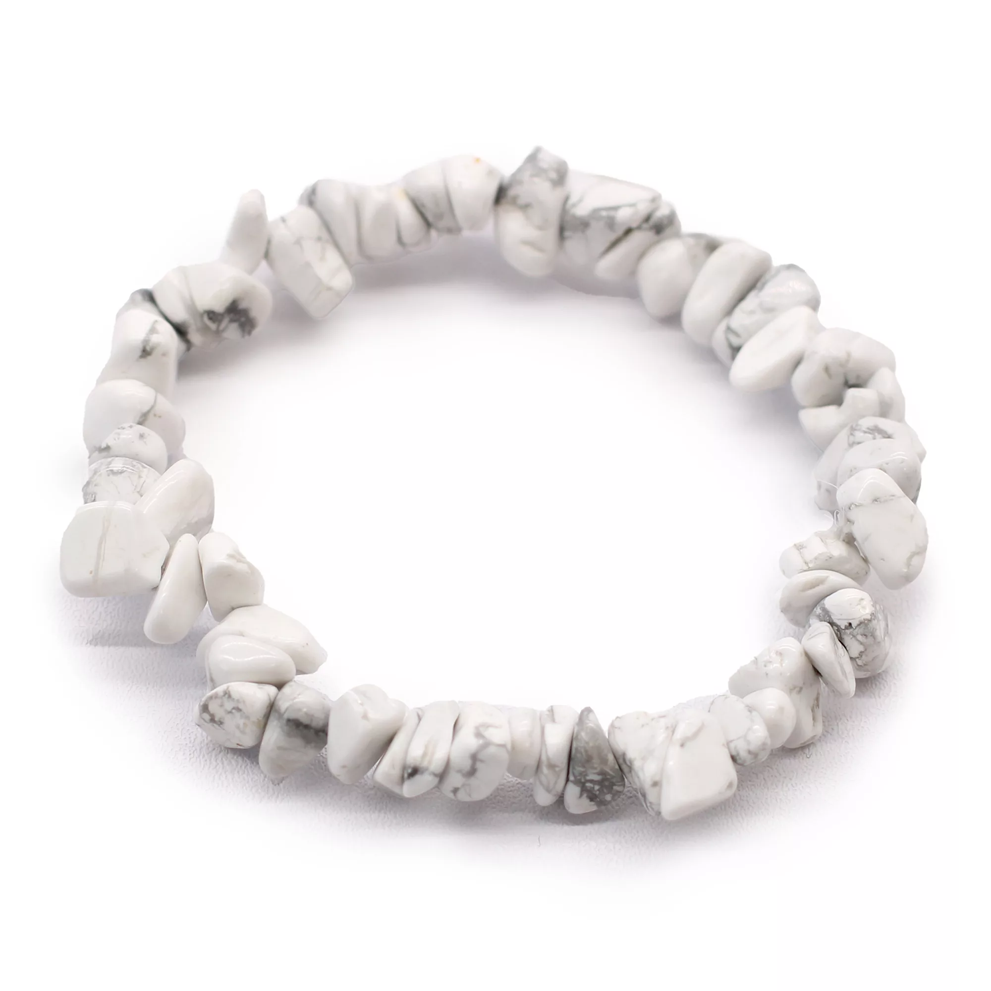 Chipstone Bracelet – White Jasper