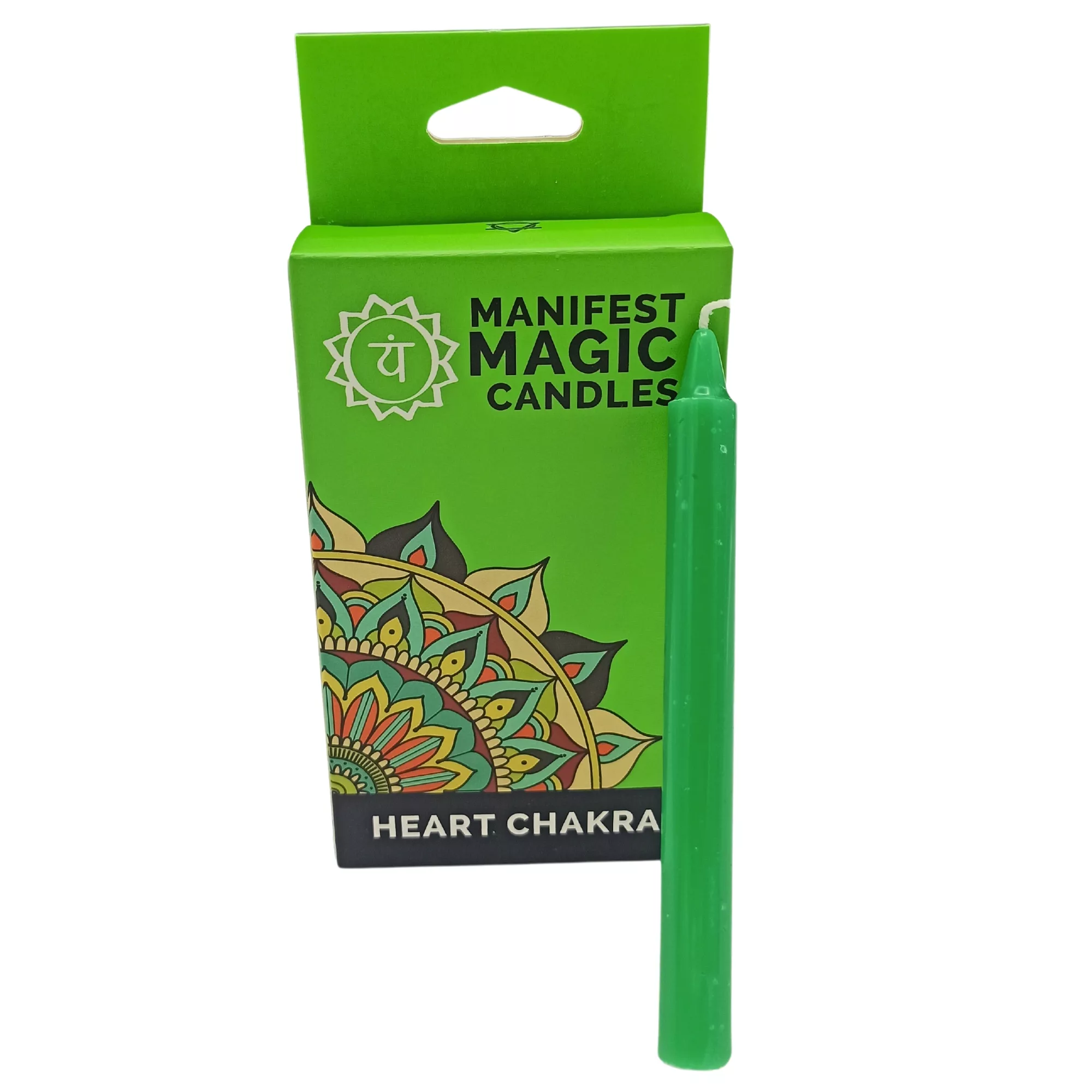 Manifest Magic Candles (pack of 12) – Green – Heart Chakra