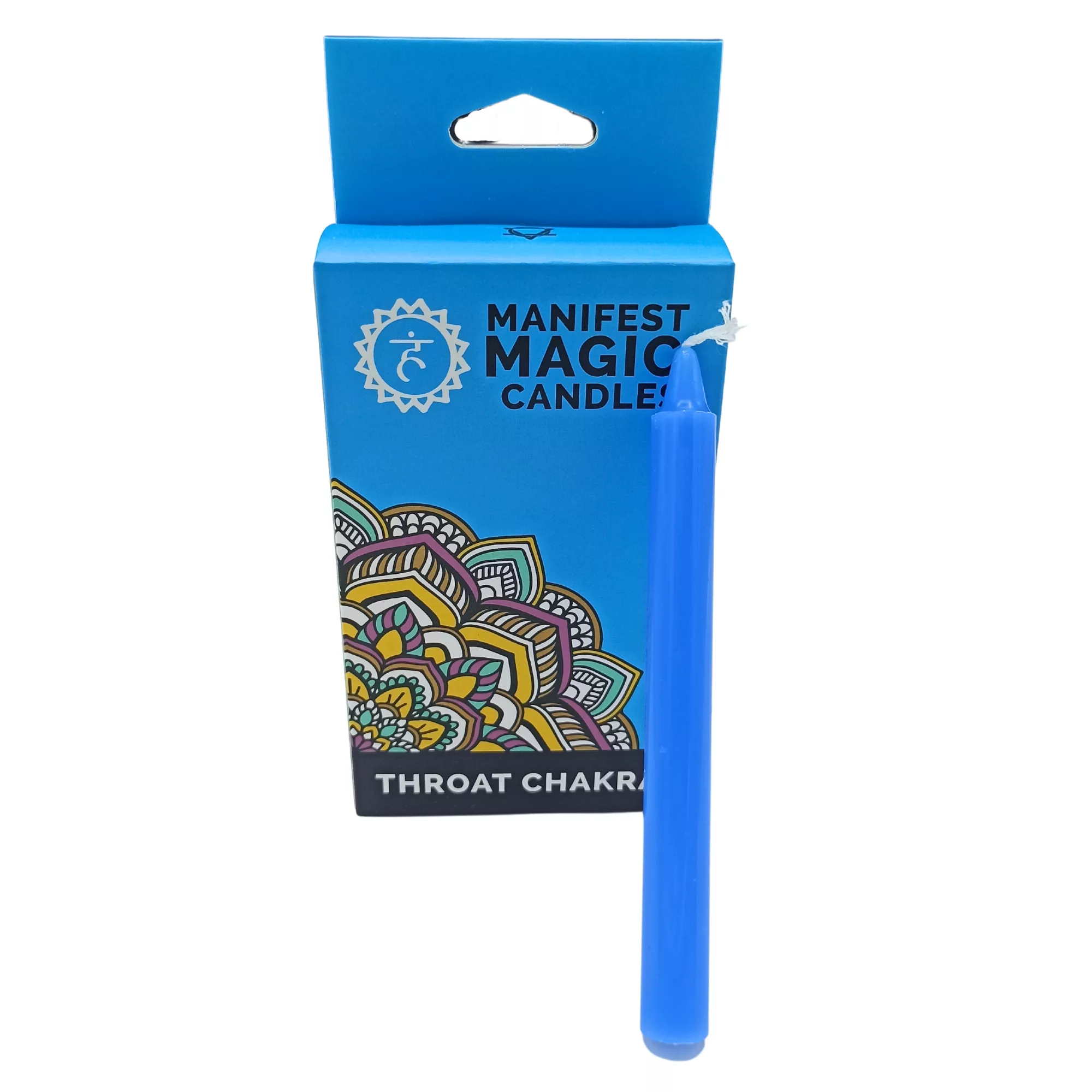 Manifest Magic Candles (pack of 12) – Blue – Throat Chakra