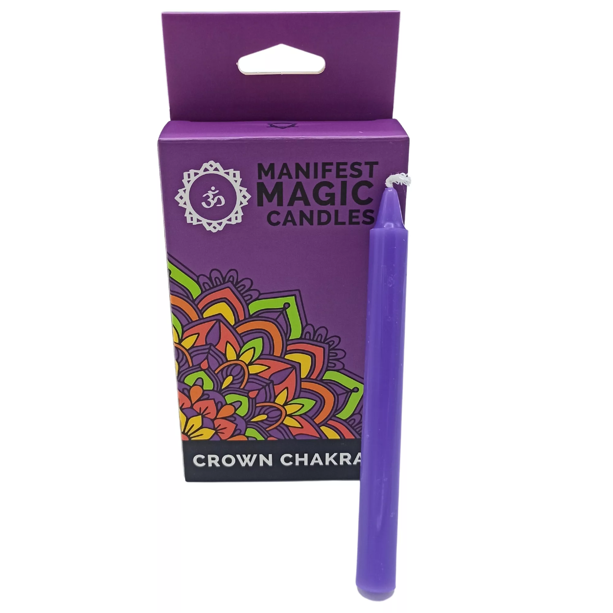 Manifest Magic Candles (pack of 12) – Violet – Crown Chakra
