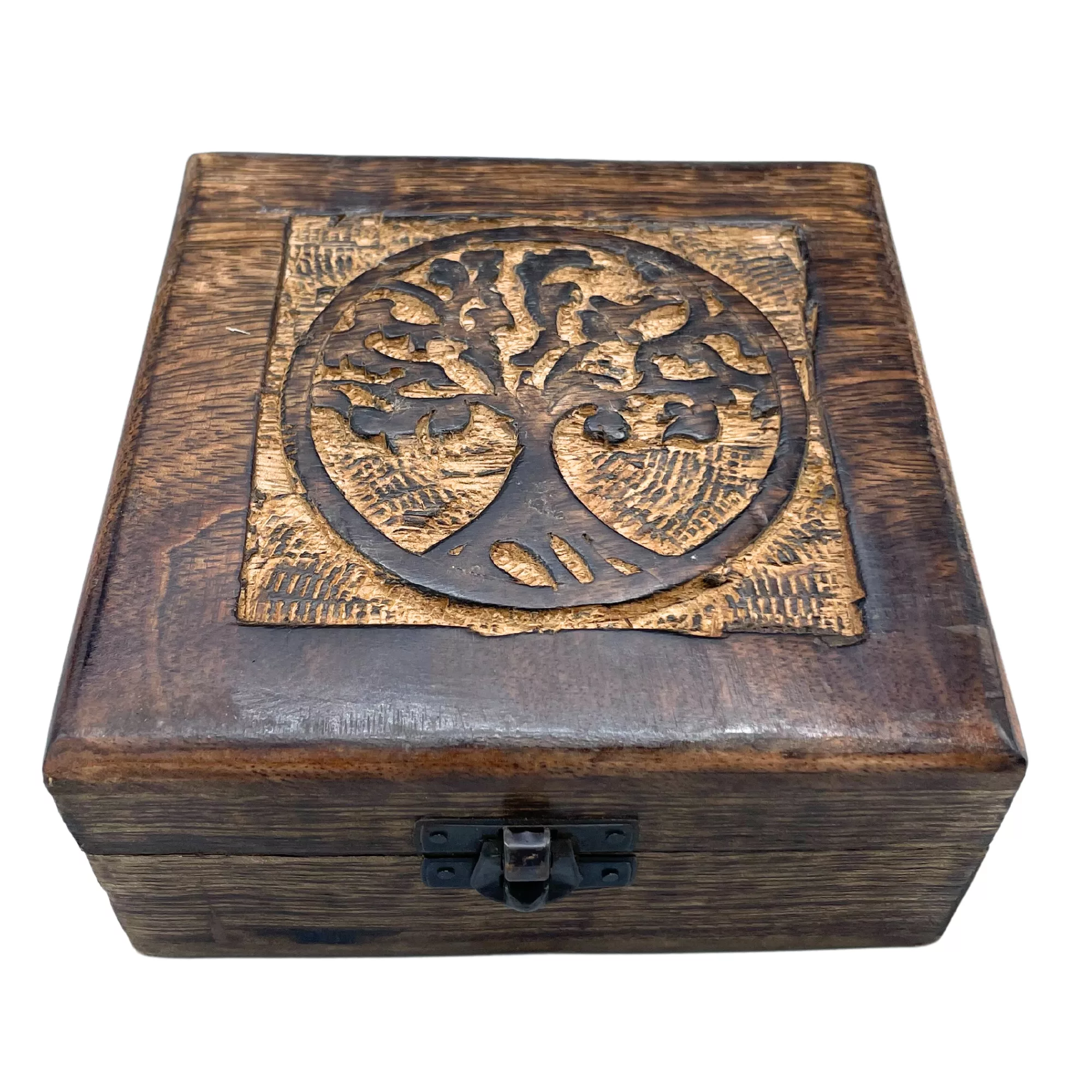 Hand-carved Wooden Boxes