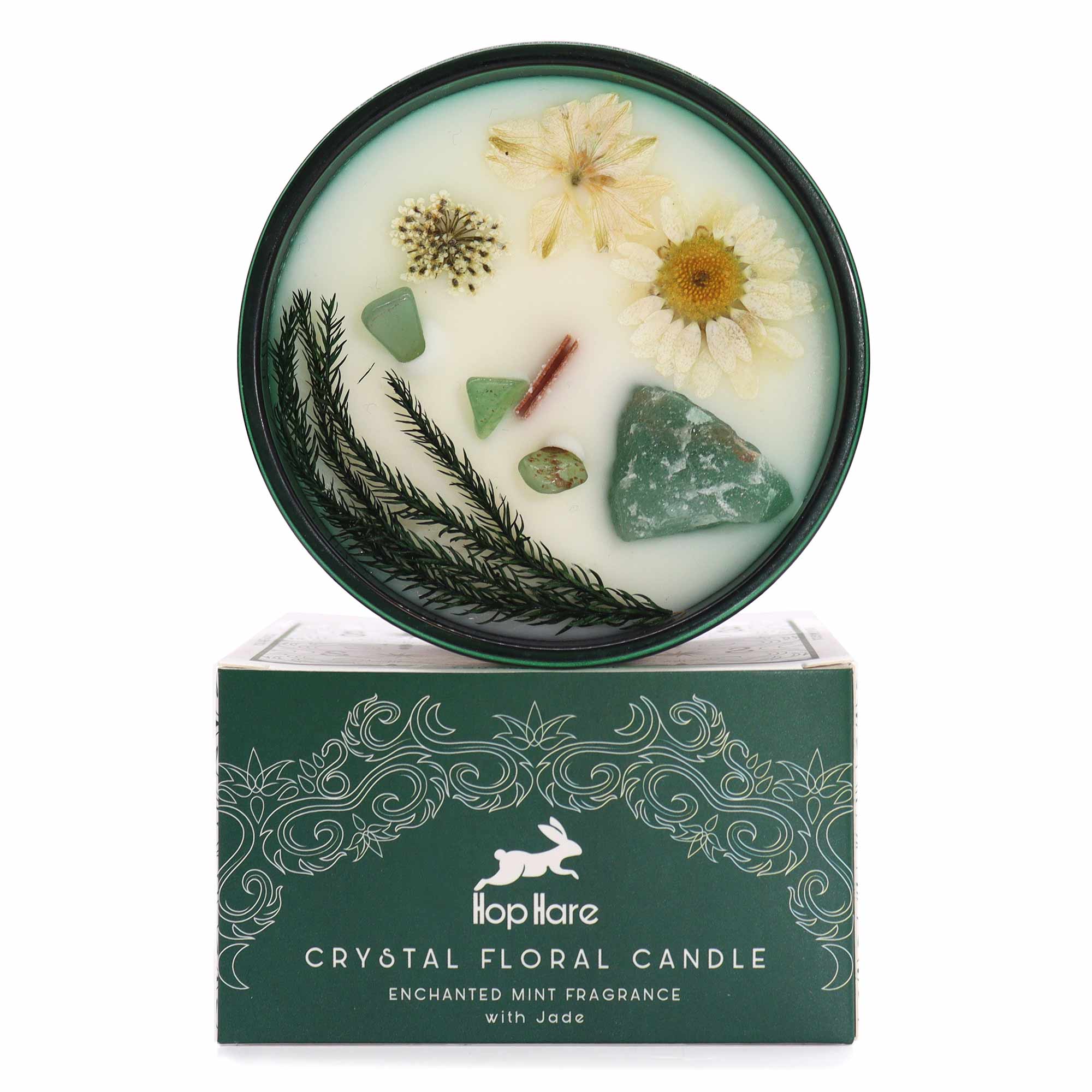 Hop Hare Crystal Magic Flower Candle – The Magician