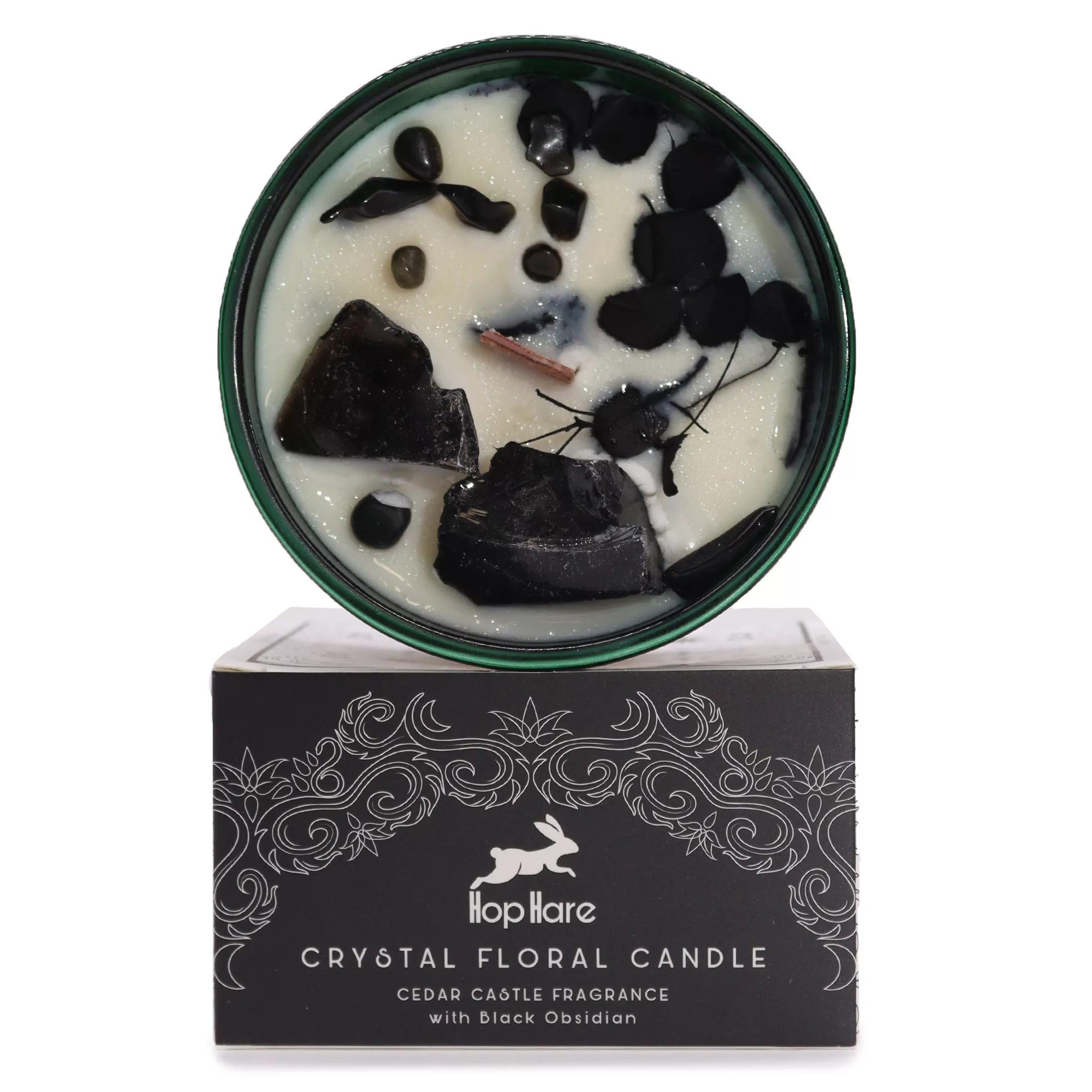 Hop Hare Crystal Magic Flower Candle – The Knight of Swords