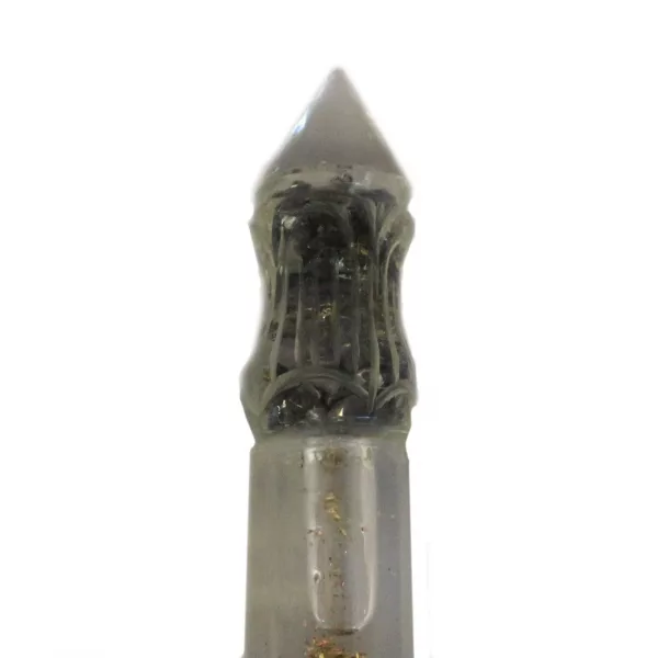 Orgonite Water Wand Carved with Copper & Gemchips - Image 3