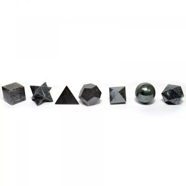 Geometric Seven Piece Black Agate Set - Image 4