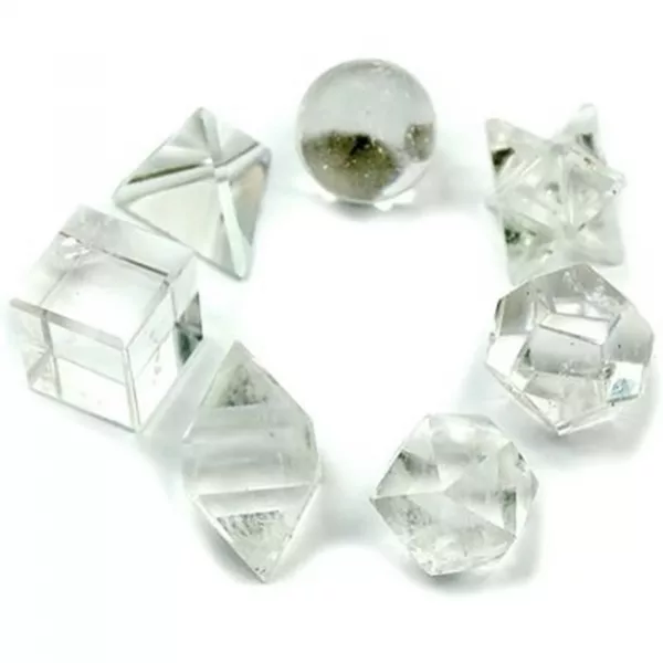 Geometric Seven Piece Crystal Set