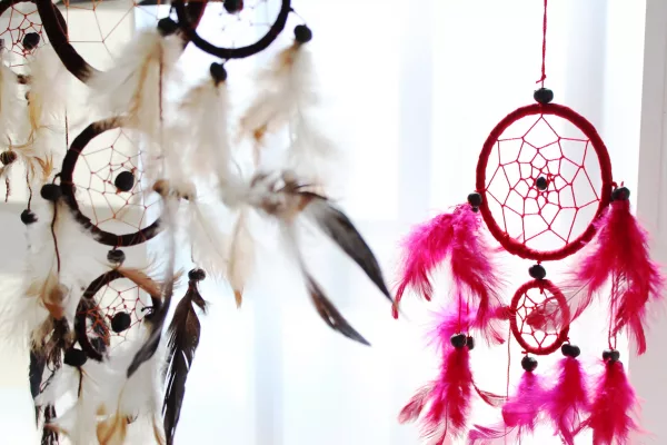 Bali Dreamcatchers - Large Round - Rainbow - Image 2