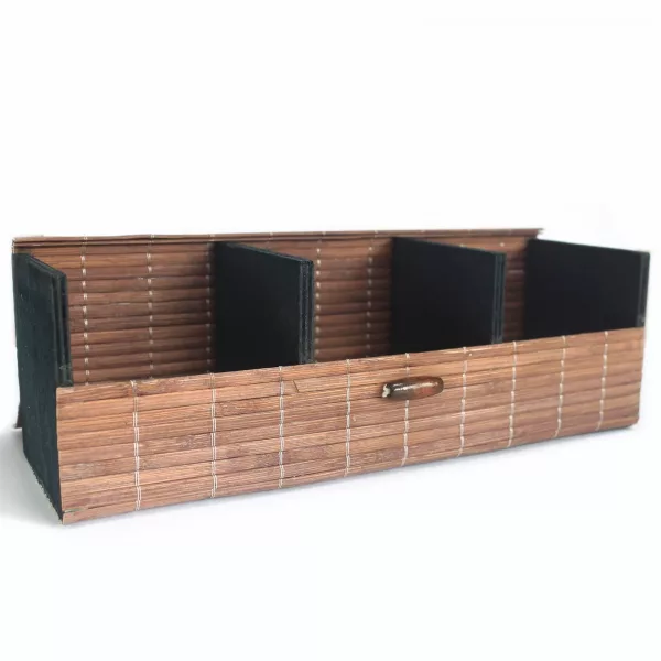 Triple Box Slatted Bamboo - Image 2