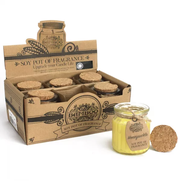 Honeysuckle Soy Pot of Fragrance Candles - Image 2