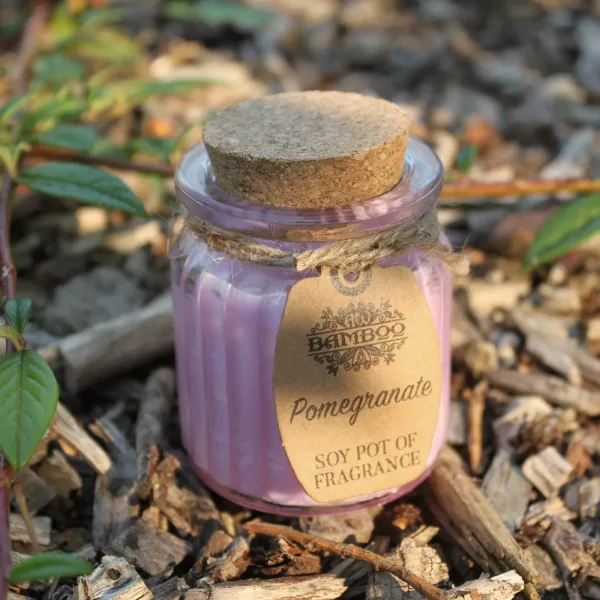 Pomegranate Soy Pot of Fragrance Candles - Image 3