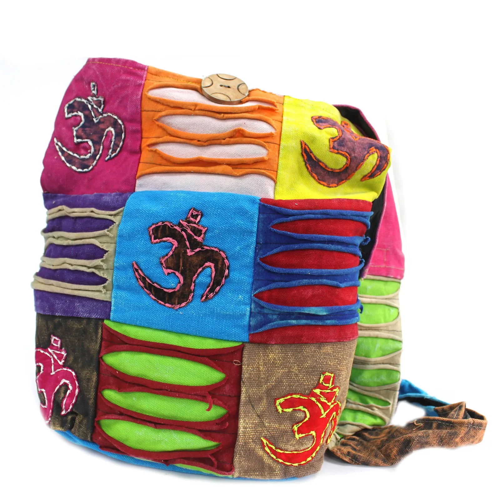 Ethnic Sling Bag - Sand / Peace - Image 4