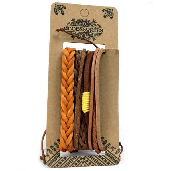 Mens Bracelet Sets - Tanned & Interesting (asst) - Image 3