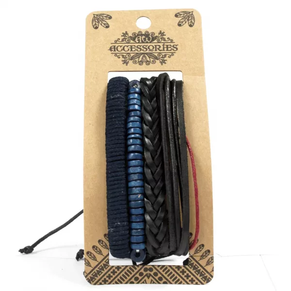 Mens Bracelet Sets - Moody & Blue (asst) - Image 2
