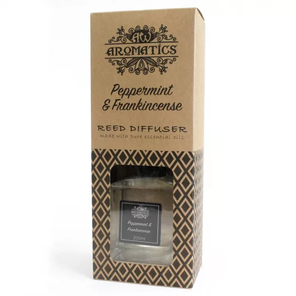 200ml Peppermint & Frankincense Essential Oil Reed Diffuser - Image 3