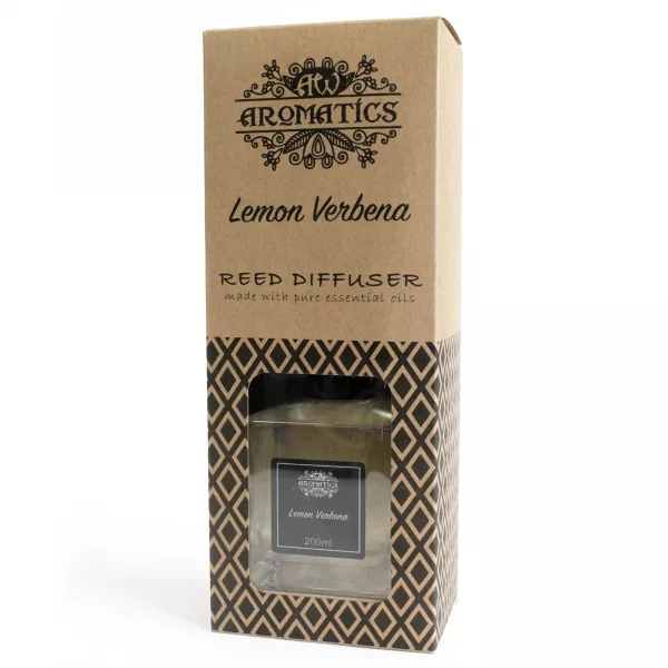 200ml Lemon Verbena Essential Oil Reed Diffuser - Image 3