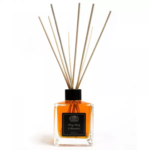 200ml Ylang Ylang & Mandarin Essential Oil Reed Diffuser - Image 2