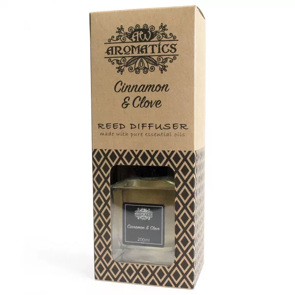 200ml Cinnamon & Clove Essential Oil Reed Diffuser - Image 3