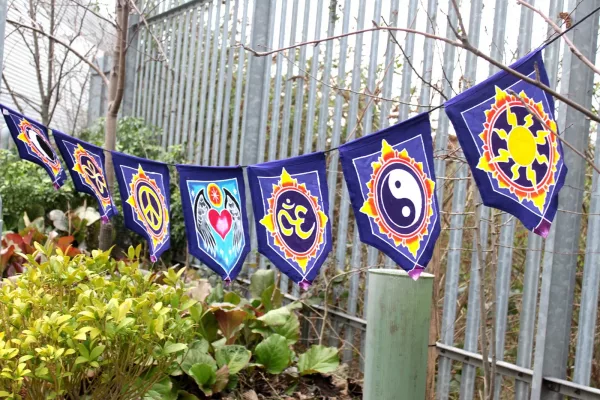 7 Flags Banner - Love in the Center - Image 2