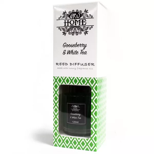 120ml Reed Diffuser -  Gooseberry & White Tea - Image 3