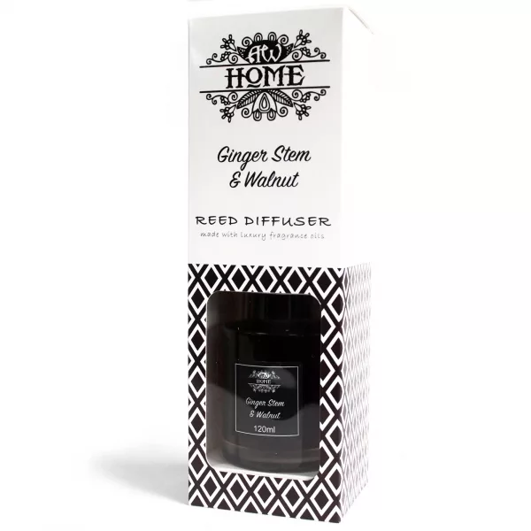 120ml Reed Diffuser - Ginger Stem & Walnut - Image 3