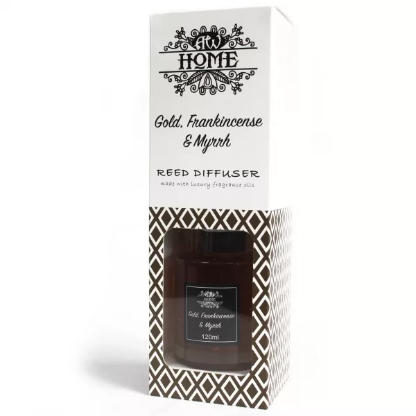 120ml Reed Diffuser - Gold, Frankincense & Myrrh - Image 3