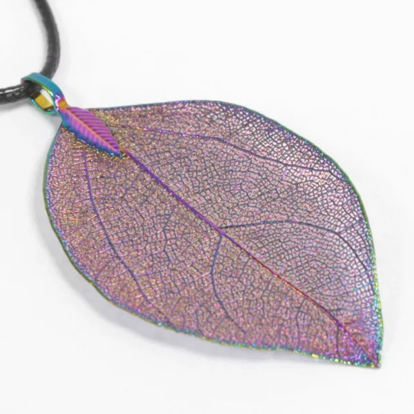 Necklace - Bravery Leaf - Multicoloured - Image 2