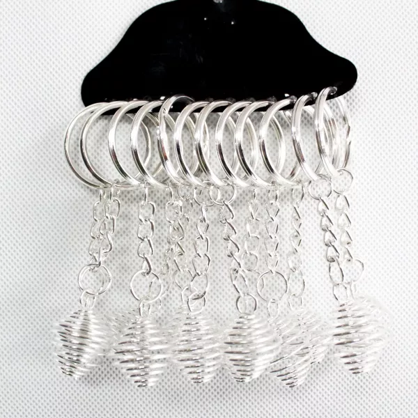 Spiral Cage Key-rings ( pack of 12) - Image 3