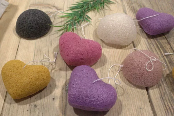 Konjac Heart Sponge - Lavender - Image 3