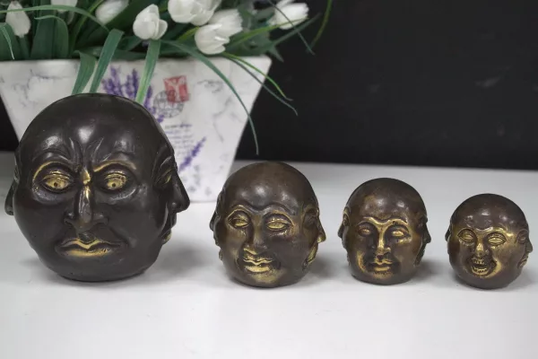 Fengshui - Four Face Buddha - 4.5cm - Image 4