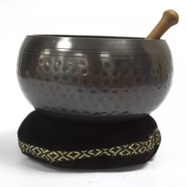 Singing Bowl Velvet Cushion - 11cm - Image 4