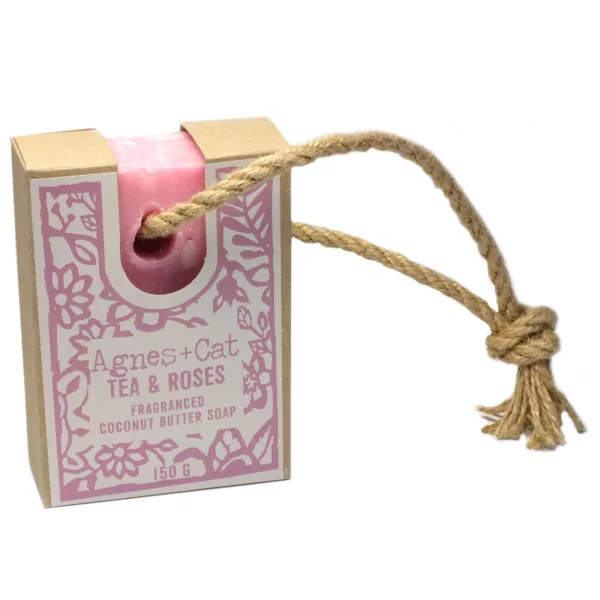 Soap On A Rope - TEA & ROSES - Image 3
