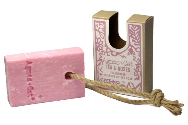 Soap On A Rope - TEA & ROSES - Image 4