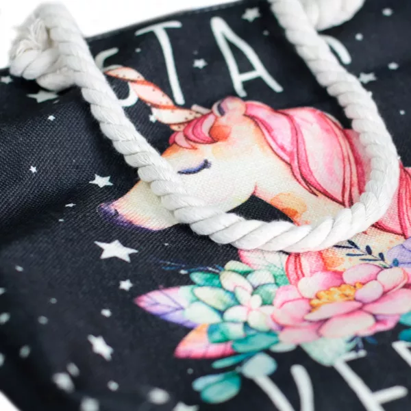 Rope Handle Bag - Star Keeper Unicorn - Image 2