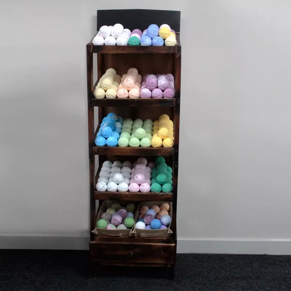 Bath Bomb 5 Shelf Display - Brownwash - Image 2