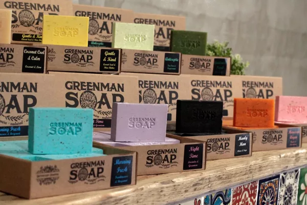 Greenman Soap Slice 100g - Manly Man - Image 4