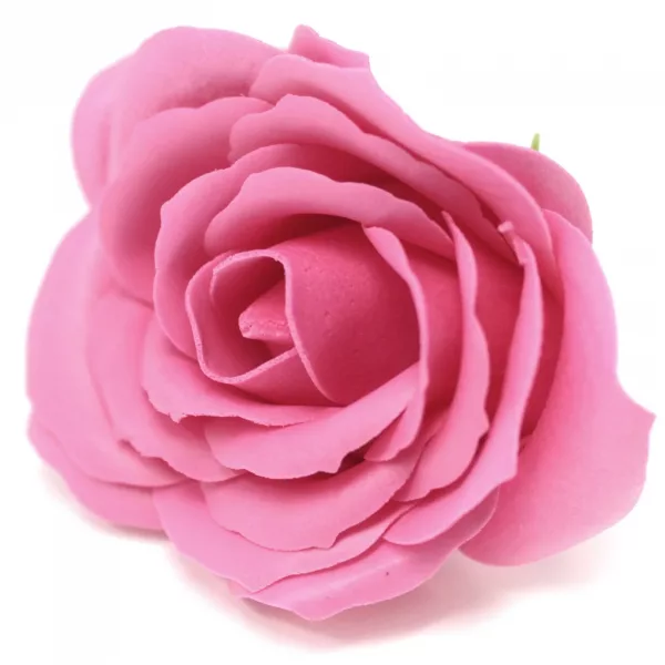 Craft Soap Flowers - Lrg Rose - Rose