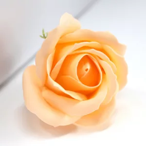 Craft Soap Flowers - Med Rose - Peach